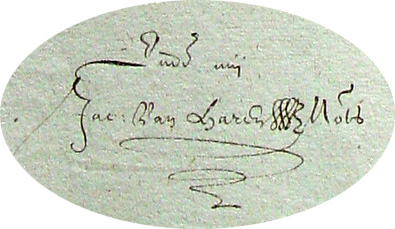 Handtekening Jacob van Haren